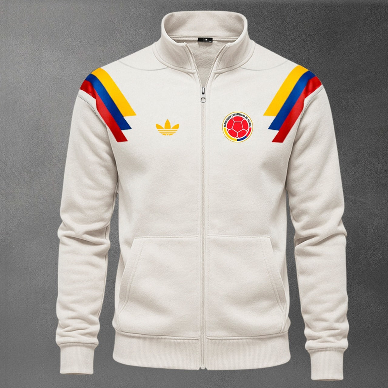BUZO CUELLO ALTO COLOMBIA RETRO BORDADO