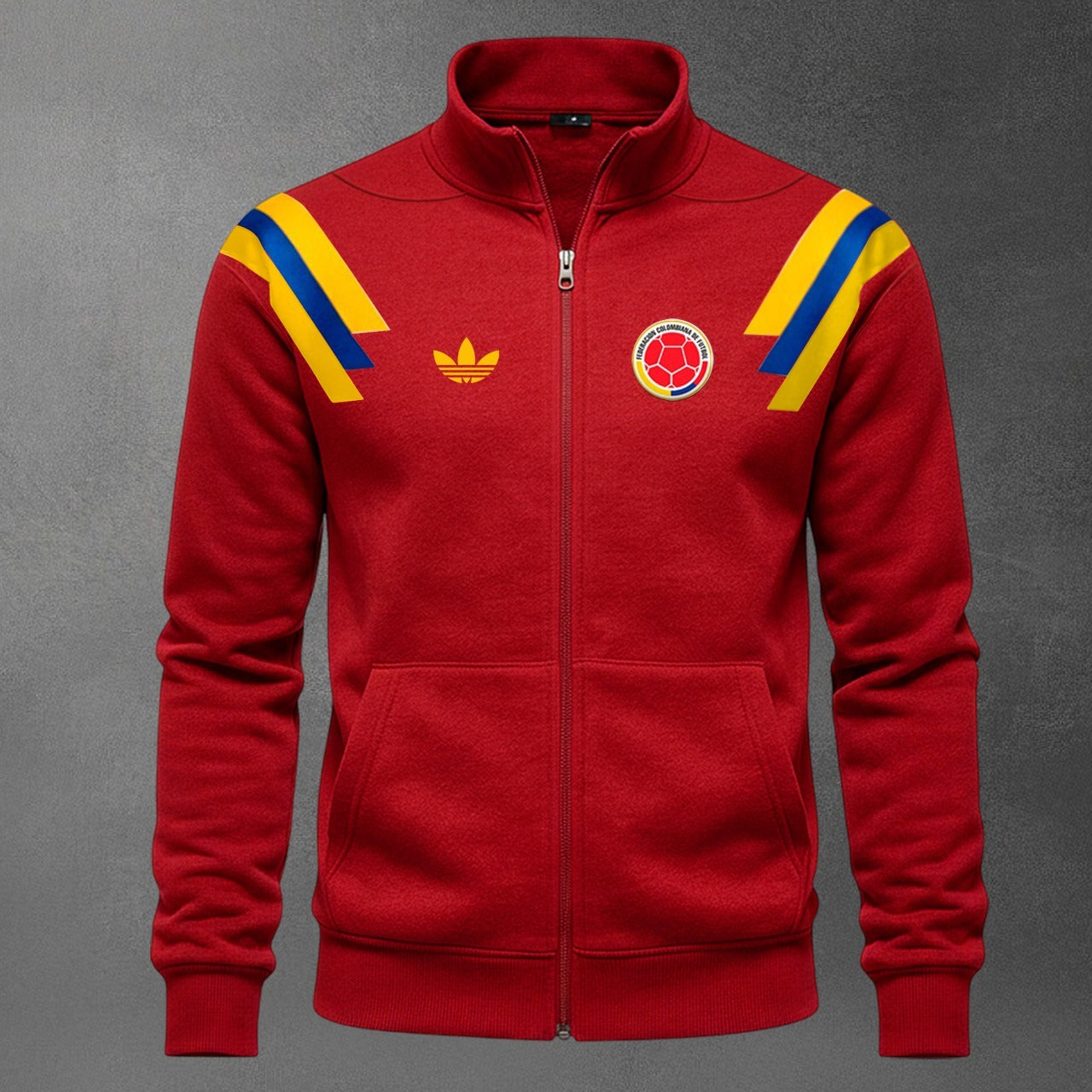 BUZO CUELLO ALTO COLOMBIA RETRO BORDADO