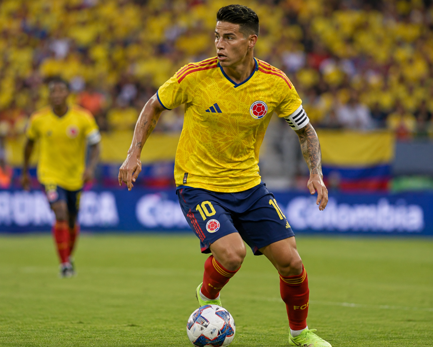(🔥OFERTA ESPECIAL POR TIEMPO LIMITADO⚡) Camiseta Super Fan Colombia 2026  Caballero/Dama