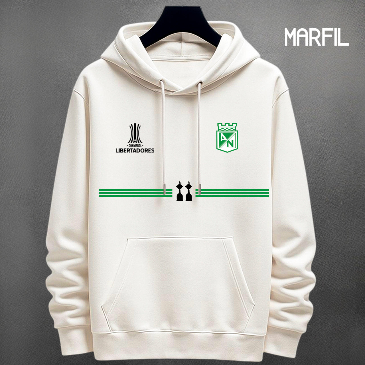 BUZO ATLÉTICO NACIONAL - LOGOS BORDADOS