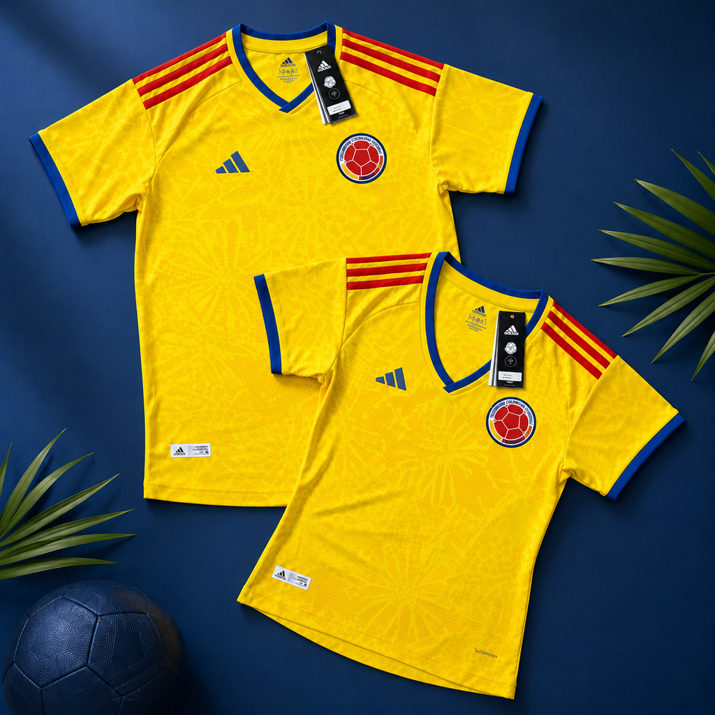 (🔥OFERTA ESPECIAL POR TIEMPO LIMITADO⚡) Camiseta Super Fan Colombia 2026  Caballero/Dama