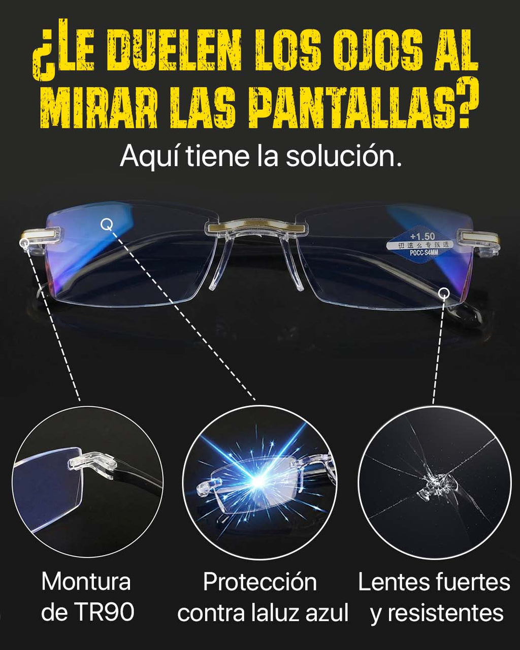 Combo 2 Gafas Tr90 Fotocromatica