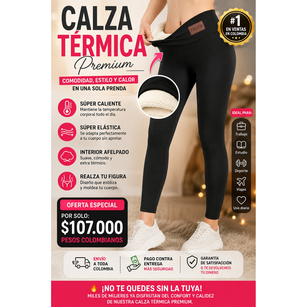 🔥PROMOCIÓN PIOR TIEMPO LIMITADO🔥  LEGGINS TÉRMICO  ❄️Mantente abrigado este invierno❄️